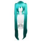 Peruca de cosplay Hatsune Miku, fantasia de festa de anime, 110 cm