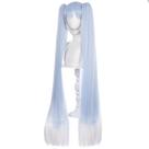 Peruca de cosplay Hatsune Miku, traje de anime com cabelo sintético