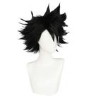 Peruca de cosplay Helluvas Boss Millies para cabelo sintético 28cm