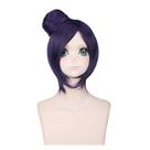 Peruca de cosplay Konan, fantasia de festa de anime sintética de 40 cm
