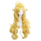 Peruca de cosplay longa e encaracolada com franja lateral de 80 cm para adultos Peruca de cosplay longa e encaracolada com franja lateral de 80 cm para adultos
