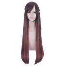 Peruca de cosplay marrom a laranja, vermelha, gradiente, longa, reta, 70 cm Peruca de cosplay marrom a laranja, vermelha, gradiente, longa, reta, 70 cm
