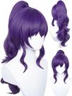 Peruca de cosplay meio a meio rabo de cavalo roxo Asahina Mafuyu Peruca de cosplay meio a meio rabo de cavalo roxo Asahina Mafuyu