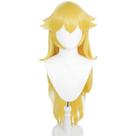Peruca de cosplay Peachs Princess, fantasia de festa de anime, 72 cm