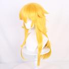 Peruca de cosplay Princess Peach's Toadstoois, fantasia de anime 70cm