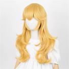 Peruca de cosplay Princess Peach's Toadstoois para cabelo sintético 80cm