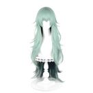 Peruca de cosplay sintética Tokyo Ghoul verde menta com 95 cm de comprimento