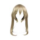 Peruca de cosplay Souls Eaters Maka Albarn sintética marrom dourada