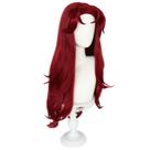 Peruca de cosplay Starfires Koriandrs, traje de anime com cabelo sintético Peruca de cosplay Starfires Koriandrs, traje de anime com cabelo sintético