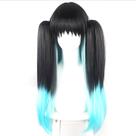 Peruca de cosplay Tokitou Muichirou Demons Slayers Anime 80cm