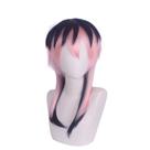 Peruca de cosplay Tokyo Anime Ashenvale Dragon Gall rosa+azul marinho 50cm
