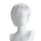 Peruca de cosplay Tokyo Ghoul Kaneki Ken Anime 28cm para Halloween
