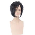 Peruca de cosplay Uchihas Sasukes, fantasia de festa de anime, 30 cm