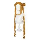 Peruca de cosplay Zeldas Princess Zeldas Tetras Sheiks sintética Peruca de cosplay Zeldas Princess Zeldas Tetras Sheiks sintética