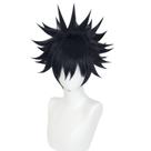 Peruca de fantasia Jujutsus Kaisens Fushiguro Megumi Anime 35cm