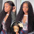 Peruca de fechamento snv Skinlike HD Lace 220 Density 60 cm Deep Wave