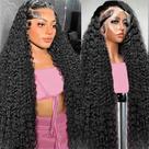 Peruca EGOTOI 250% Density HD Lace Front 100% cabelo humano 71 cm Peruca EGOTOI 250% Density HD Lace Front 100% cabelo humano 71 cm