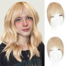 Peruca EINAEY Ash Blonde 100% real, franja humana com clipe Peruca EINAEY Ash Blonde 100% real, franja humana com clipe