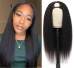 Peruca em U Urbeauty Kinky Straight 30cm Remy Human Hair