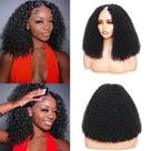 Peruca em V RAGMZZE Kinky Curly Human Hair 180% de densidade 45 cm Peruca em V RAGMZZE Kinky Curly Human Hair 180% de densidade 45 cm