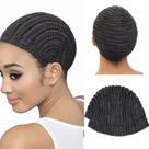Peruca FEEL ME 2 Peças Touca Trançada de Crochê Cornrow Preta Peruca FEEL ME 2 Peças Touca Trançada de Crochê Cornrow Preta