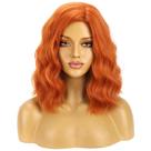 Peruca feminina BERON 14, laranja, curta, encaracolada, gengibre, Bob, ondulado