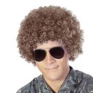 Peruca FREE BEAUTY Fluffy Afro Synthetic Clown para cosplay Brown Peruca FREE BEAUTY Fluffy Afro Synthetic Clown para cosplay Brown
