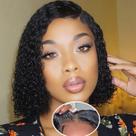Peruca Fronbanis Wear and Go Bob 20 cm Deep Wave 180% de densidade