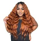 Peruca Front Lace Fibra Futura Premium Levemente Ondulada