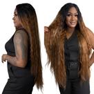 Peruca Front Lace Longa Levemente Cacheada Premium 1 Metro