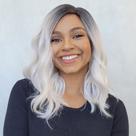 Peruca Front Lace Wig Ondulada - Fibra Premium-30cm- MLC207 Peruca Front Lace Wig Ondulada - Fibra Premium-30cm- MLC207