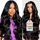 Peruca frontal de renda HOT STAR 13x6 Body Wave 30cm de cabelo humano