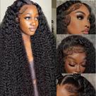Peruca Frontal de Renda Keshon Deep Wave - Cabelo Humano 100% - 28"