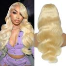 Peruca frontal de renda Pangm 613 13x6 Cabelo humano 200 densidade 66cm