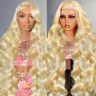 Peruca frontal de renda Tobeaper 613 Blonde Human Hair 70 cm 200% de densidade Peruca frontal de renda Tobeaper 613 Blonde Human Hair 70 cm 200% de densidade