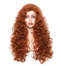 Peruca Gerulyss Long Wavy Ginger 70cm sintética para mulheres