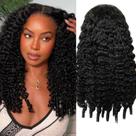 Peruca GHKFs Burmese Curly 100% cabelo humano 20 com densidade 250