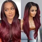 Peruca GLAM21USA Tastee HD Lace Front 13x6 71 cm, mistura de cabelo humano Peruca GLAM21USA Tastee HD Lace Front 13x6 71 cm, mistura de cabelo humano