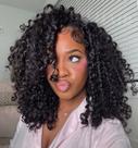 Peruca Half Wig OQ Burmese Curly 26" 180% Densidade Sem Cola