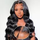 Peruca Hedy Wear and Go - Cabelo Humano Body Wave 22" - Sem Cola