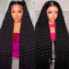 Peruca Hoiloxa Deep Wave 30" com Lace Closure HD 5x5 e 180% de Densidade Peruca Hoiloxa Deep Wave 30" com Lace Closure HD 5x5 e 180% de Densidade