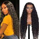 Peruca Hrnytdek Deep Wave 26" 180% Density HD Lace Front