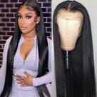 Peruca Iris Queen 12A reta 76 cm HD Full Lace Front 180%