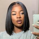 Peruca ISEE Hair Glueless Wear and Go Lace Front 30 cm Bob