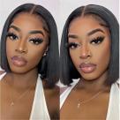 Peruca ISEE Hair M Cap 9x6 Bob 35 cm Cabelo humano 180% de densidade