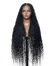 Peruca JALIZA Boho Curls Human Hair 36 cm Small Box Braids 121