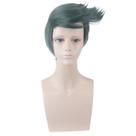 Peruca JoJo Adventure Anime Jojo Rohan Kishibe Verde 30cm