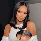 Peruca Karlami Wear and Go Glueless Bob 40 cm de cabelo humano
