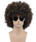Peruca Karlery Afro 70s 80s, curta, encaracolada, marrom escuro para homens e mulheres Peruca Karlery Afro 70s 80s, curta, encaracolada, marrom escuro para homens e mulheres