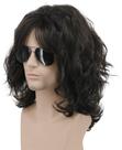 Peruca karlery California 70s 80s Rocker Long Curly Dark Brown Peruca karlery California 70s 80s Rocker Long Curly Dark Brown